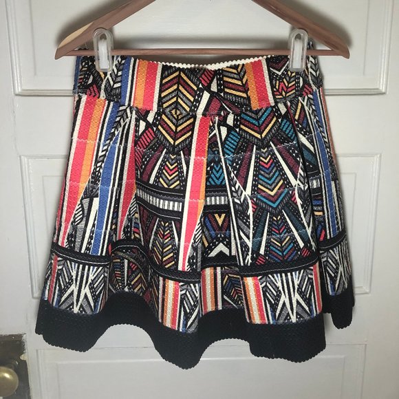 Xhilaration - A Line Skirt, Multi Colored - Picture 2 of 6